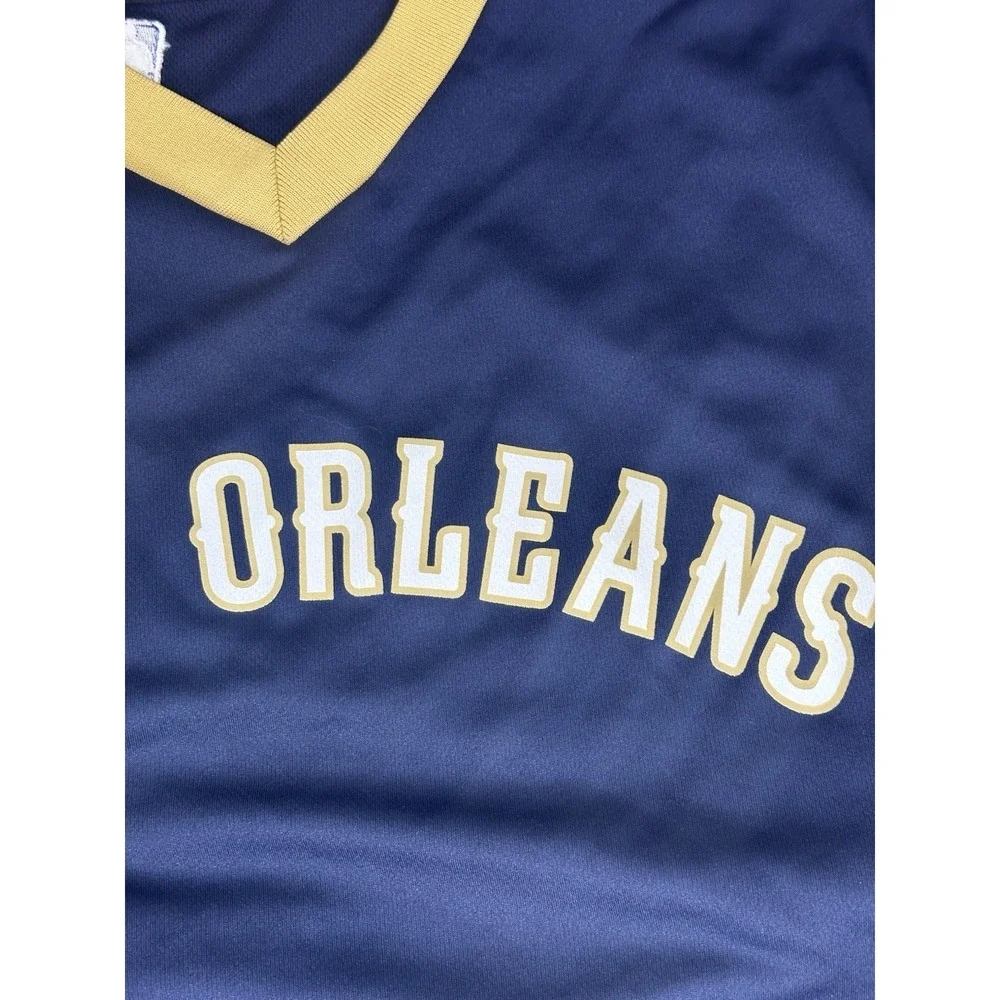Adidas NBA New Orleans Pelicans Jersey Mens‎ Small Navy Blue Gold Excellent